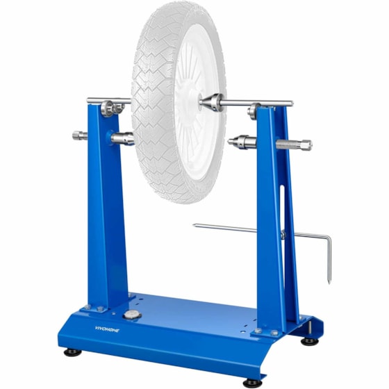 VIVOHOME Motorcycle Wheel Balancer and Truing Stand Blue