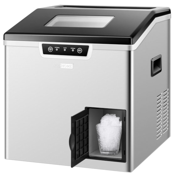 VIVOHOME 2 in 1 Electric Countertop Automatic Ice Maker and Shaver Machine with Self Cleaning Function 44lbs/Day