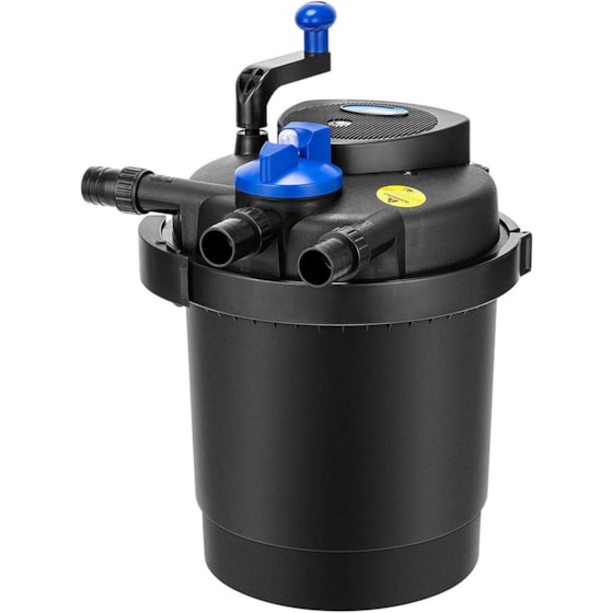 VIVOHOME Pressurized Biological Pond Filter, 1840GPH Suitable for Koi Ponds up to 1000 Gallons or Ornamental Ponds up to 2100 Gallons