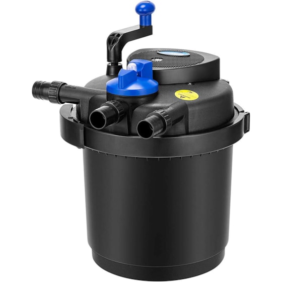 VIVOHOME Pressurized Biological Pond Filter with 13-watt Light, 1580 GPH Suitable for Koi Ponds up to 800 Gallons or Ornamental Ponds up to 1600 Gallons