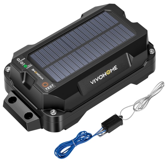 VIVOHOME Solar Powered Trailer Breakaway Kit with LiFePO4 battery and LED Test Indicator