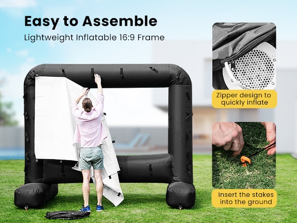 VivoHome Inflatable sale Projector Screen