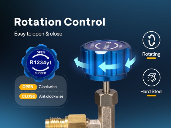 R1234YF Self-Sealing Can Tap With R134A Tank Adapter And R1234 Quick - View #6